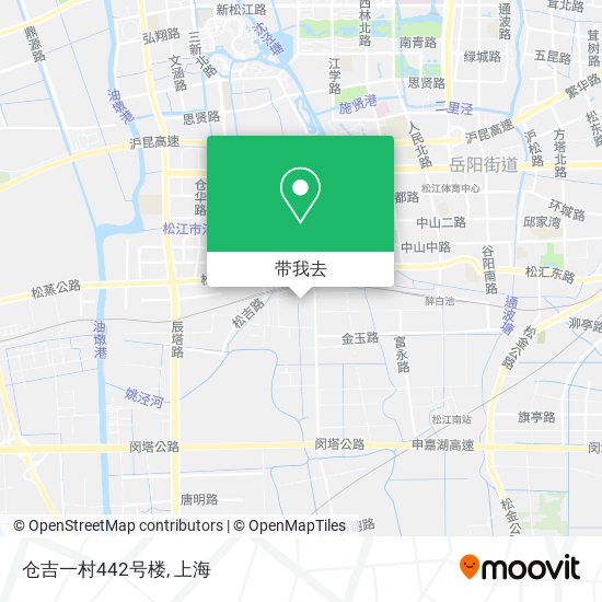 仓吉一村442号楼地图