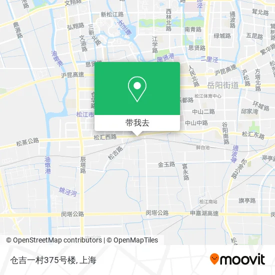 仓吉一村375号楼地图