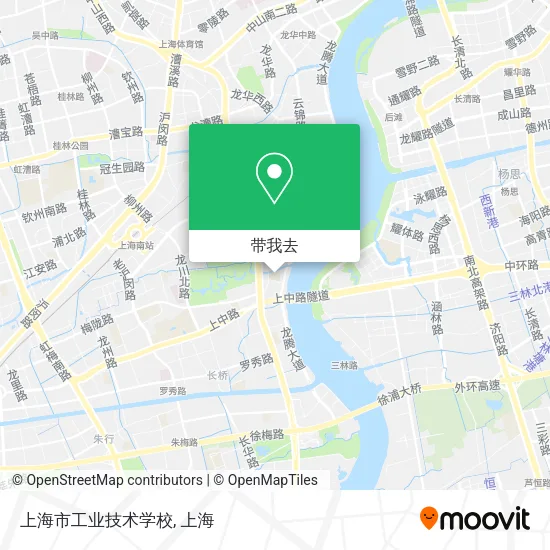上海市工业技术学校地图