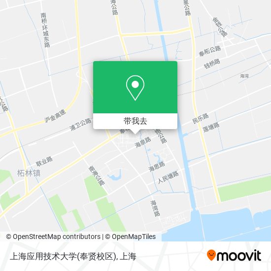 上海应用技术大学(奉贤校区)地图