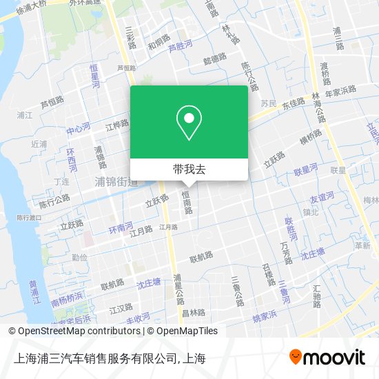 上海浦三汽车销售服务有限公司地图