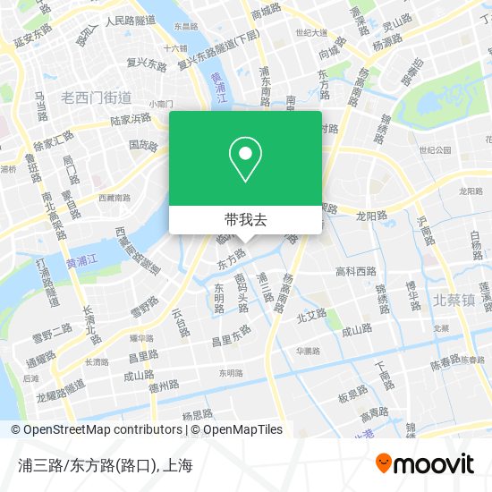 浦三路/东方路(路口)地图