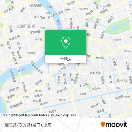 浦三路/东方路(路口)地图