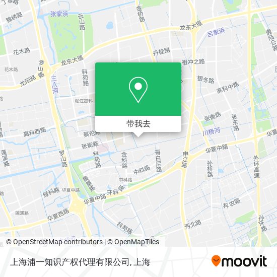 上海浦一知识产权代理有限公司地图