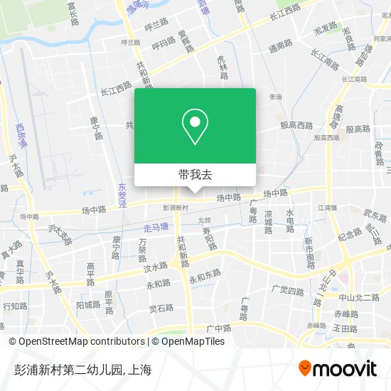 彭浦新村第二幼儿园地图
