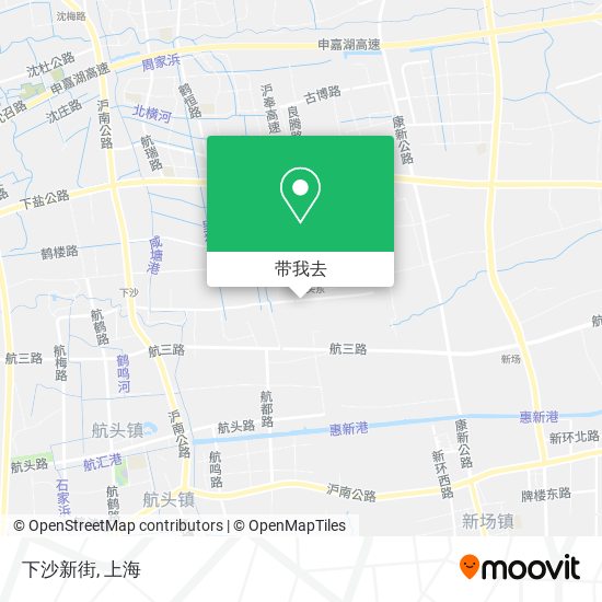 下沙新街地图
