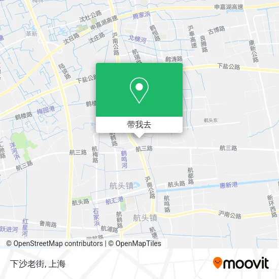 下沙老街地图