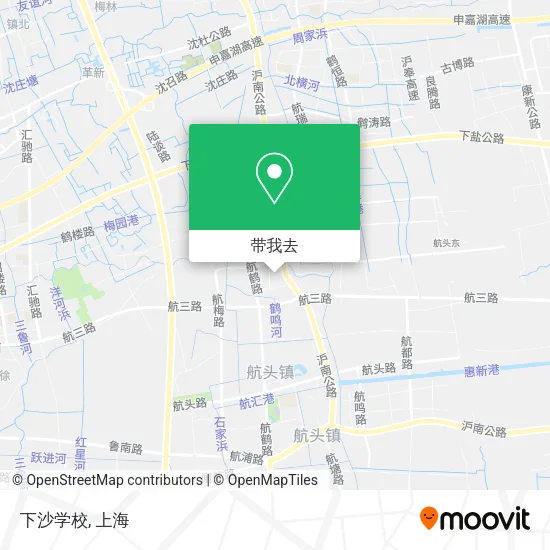下沙学校地图