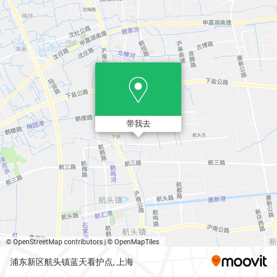 浦东新区航头镇蓝天看护点地图