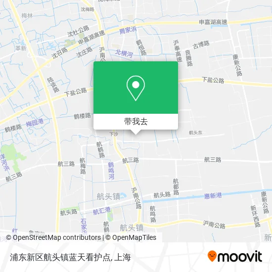 浦东新区航头镇蓝天看护点地图