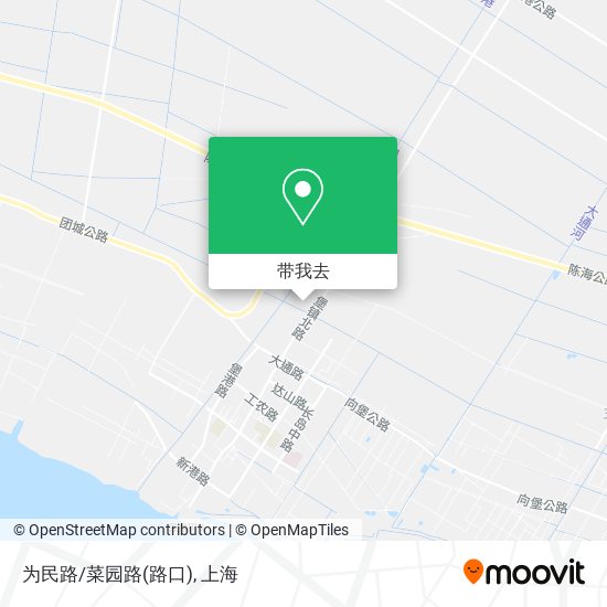 为民路/菜园路(路口)地图