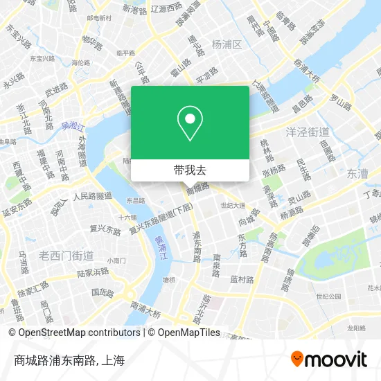 商城路浦东南路地图