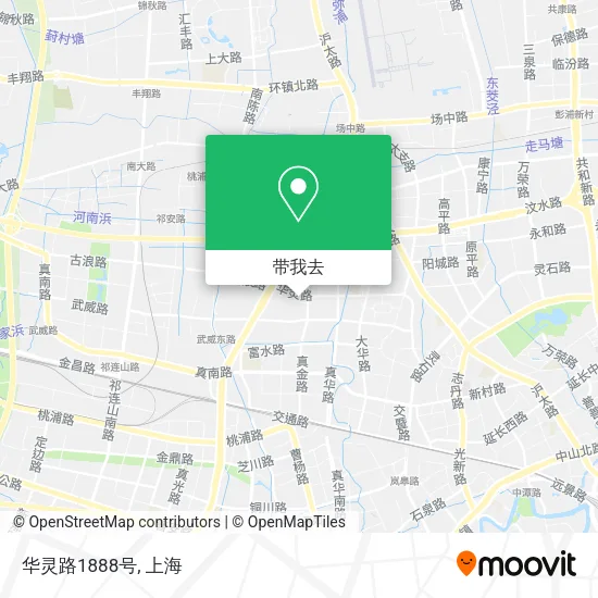 华灵路1888号地图