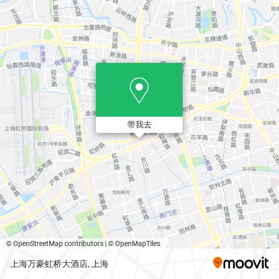 上海万豪虹桥大酒店地图