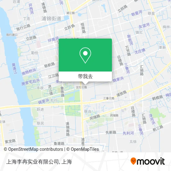 上海李冉实业有限公司地图