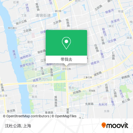 沈杜公路地图