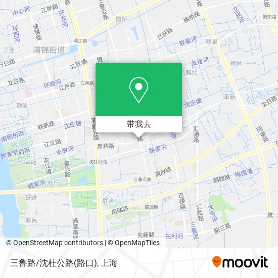 三鲁路/沈杜公路(路口)地图