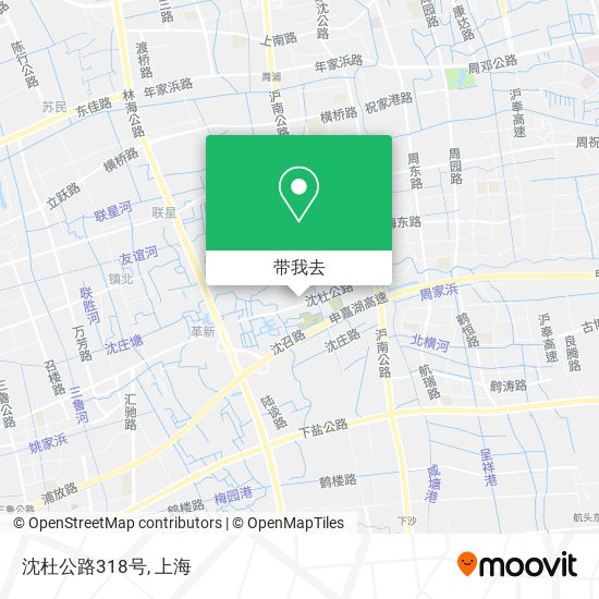 沈杜公路318号地图