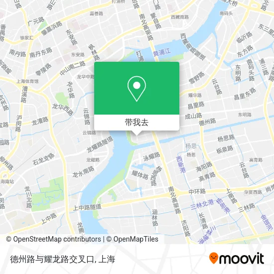 德州路与耀龙路交叉口地图