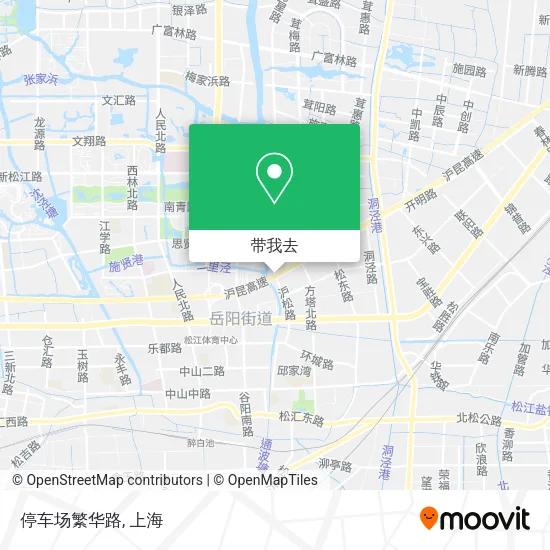 停车场繁华路地图