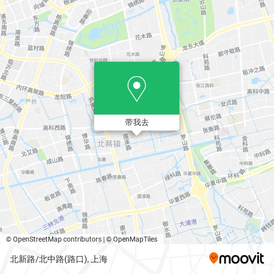 北新路/北中路(路口)地图