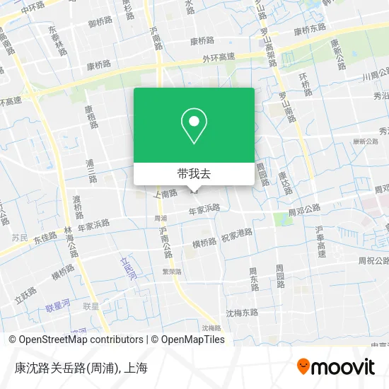 康沈路关岳路(周浦)地图