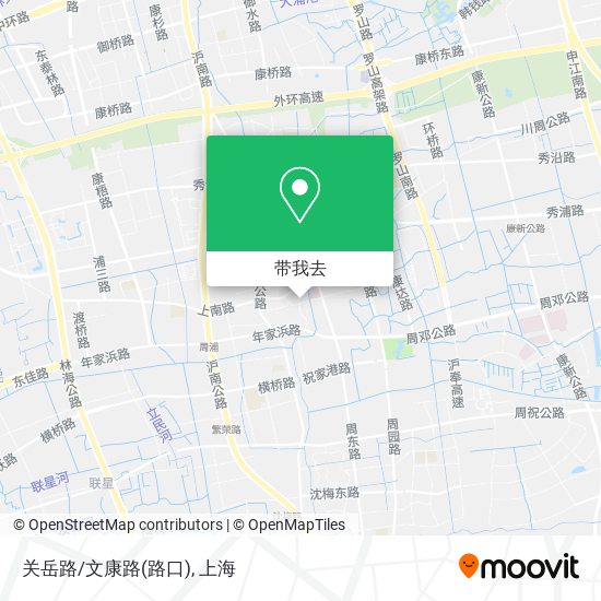 关岳路/文康路(路口)地图