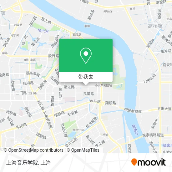 上海音乐学院地图