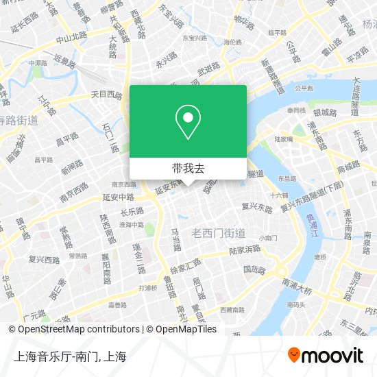 上海音乐厅-南门地图