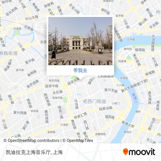 凯迪拉克上海音乐厅地图
