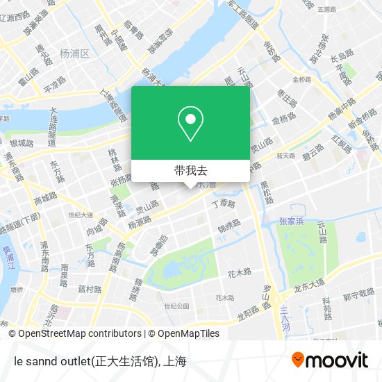 le sannd outlet(正大生活馆)地图