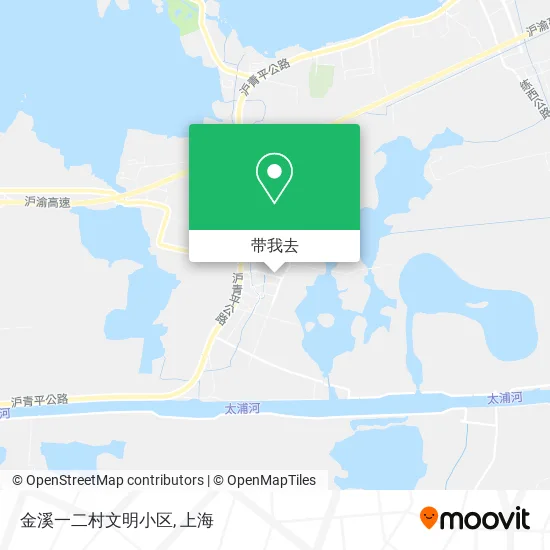 金溪一二村文明小区地图
