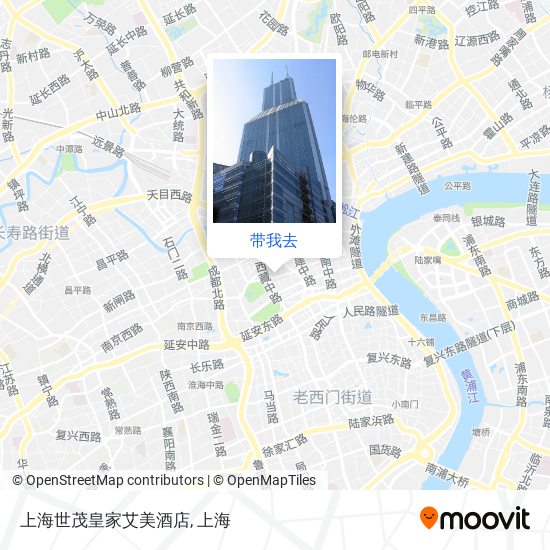 上海世茂皇家艾美酒店地图