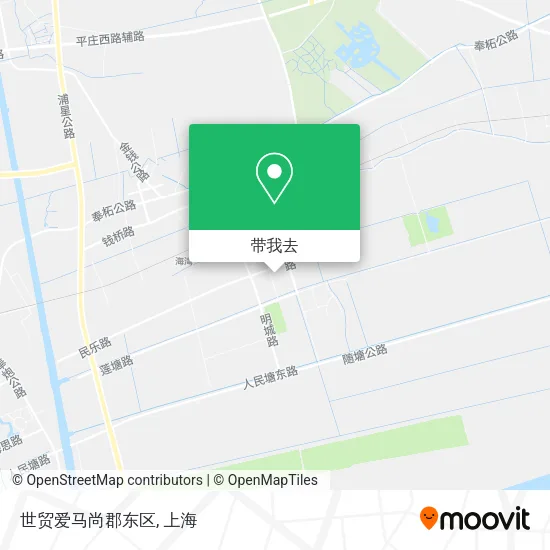 世贸爱马尚郡东区地图