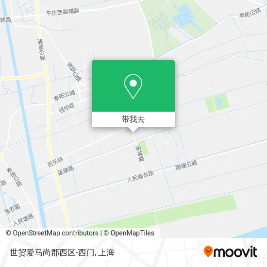 世贸爱马尚郡西区-西门地图