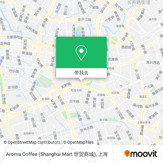 Aroma Coffee (Shanghai Mart 世贸商城)地图
