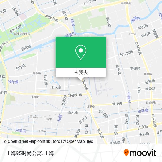 上海95时尚公寓地图