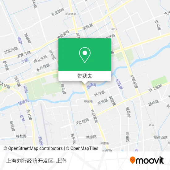 上海刘行经济开发区地图