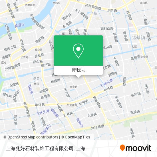 上海兆好石材装饰工程有限公司地图