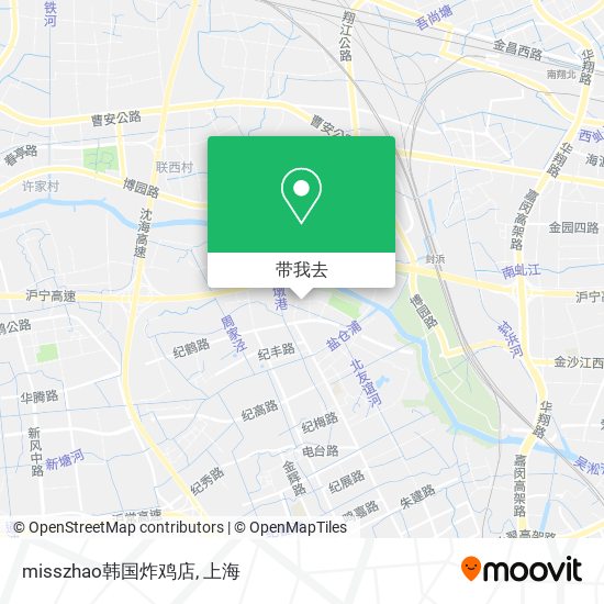misszhao韩国炸鸡店地图