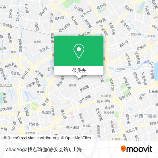 ZhaoYoga找点瑜伽(静安会馆)地图