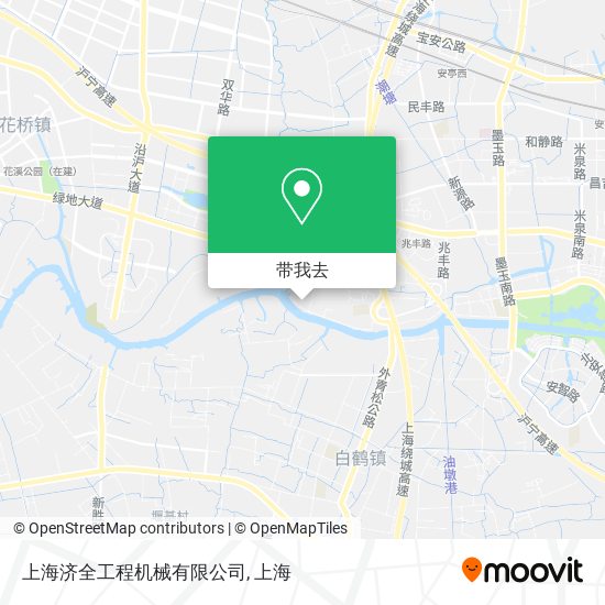 上海济全工程机械有限公司地图
