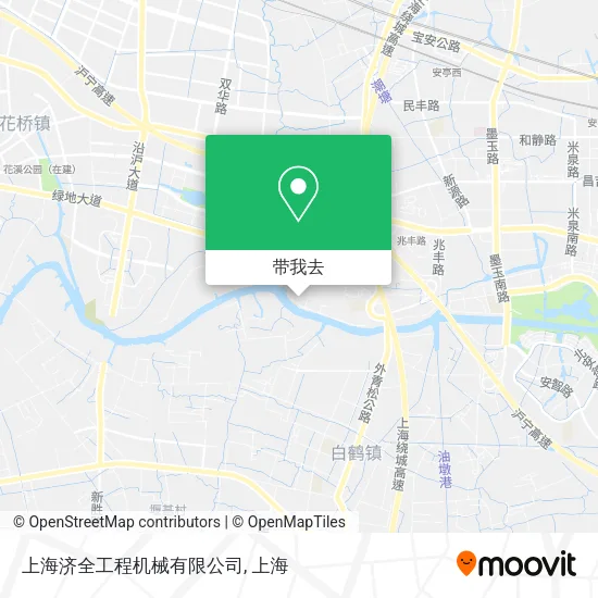 上海济全工程机械有限公司地图