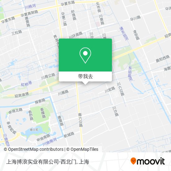 上海搏浪实业有限公司-西北门地图