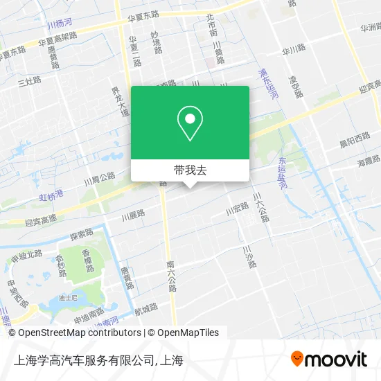 上海学高汽车服务有限公司地图