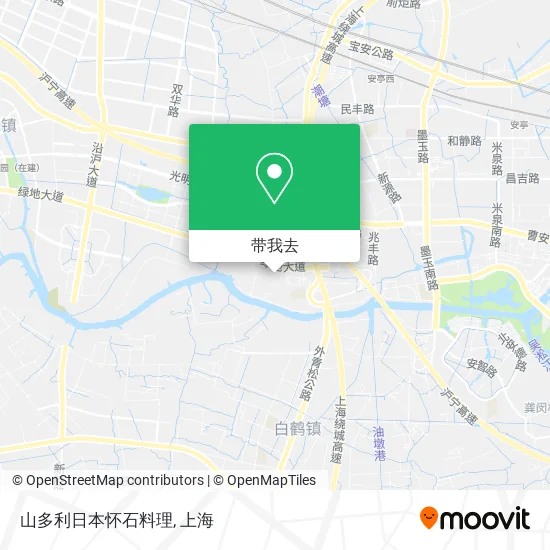 山多利日本怀石料理地图