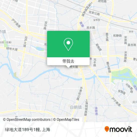 绿地大道189号1幢地图