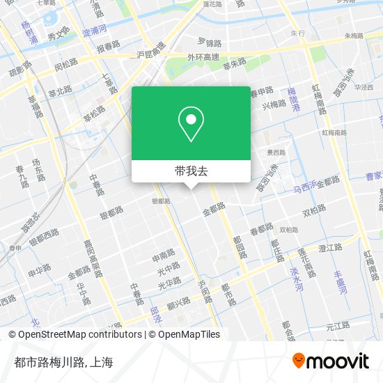 都市路梅川路地图