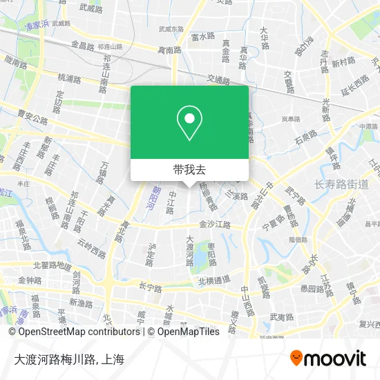 大渡河路梅川路地图