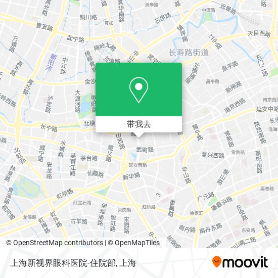 上海新视界眼科医院-住院部地图